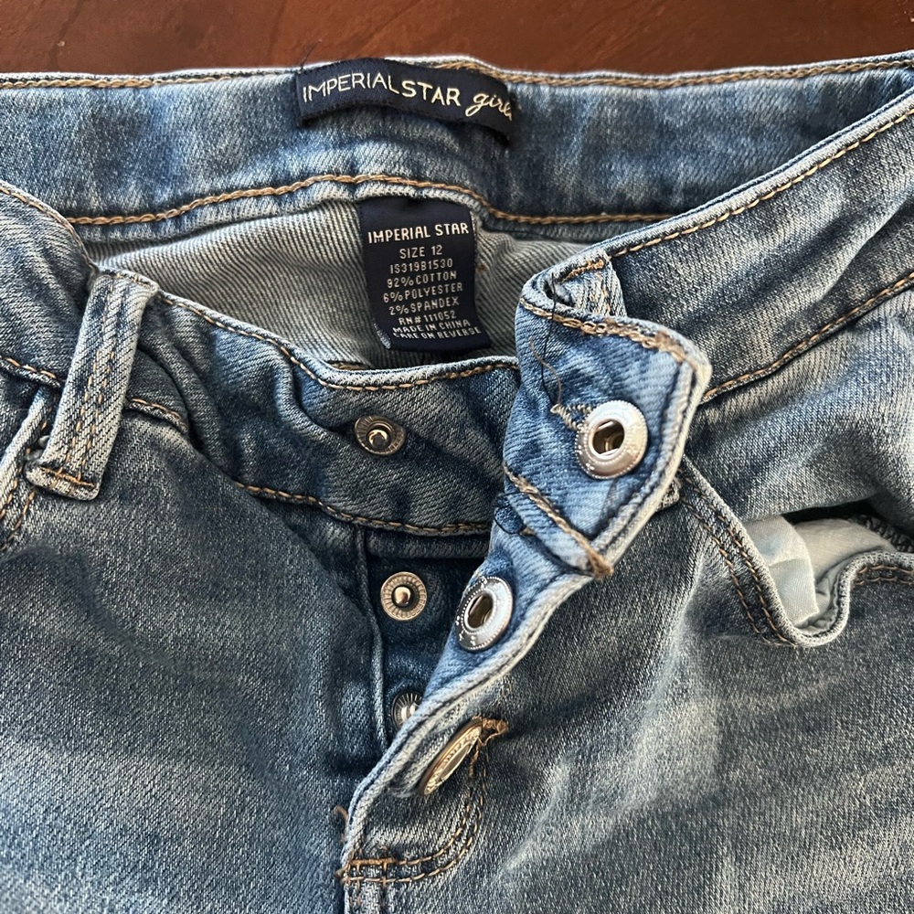 Imperial Star Kids Size 12 Blue Jeans